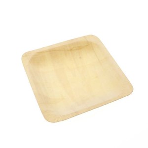 Disposable Wooden Platters 4pk