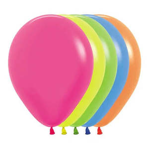 Neon: Party Balloons 12pk Neon