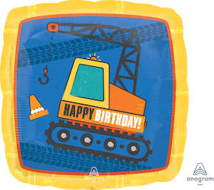 Construction: Happy Birthday Foil Balloon - Construction