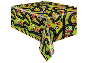 Construction: Construction Plastic Table Cover Rectangle