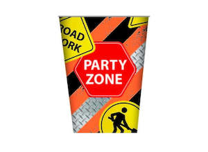 Construction Party Zone Cups - 8pk