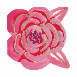 Princess: Pink & Gold Flower Napkins 16PK