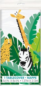 Jungle: Safari Plastic Table Cover - Rectangle