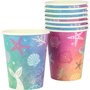 Mermaid: Mermaid Party Cups - 8pk