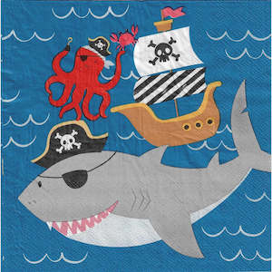 Pirate Party Napkins 20pk