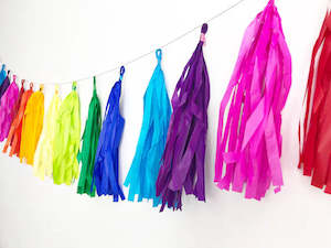 Rainbows: Tassel Garland Rainbow - 15 pack