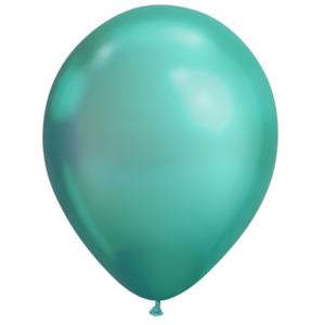 Balloon Single Metallic Green