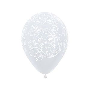 Uninflated - Balloon Single Filigree Assorted