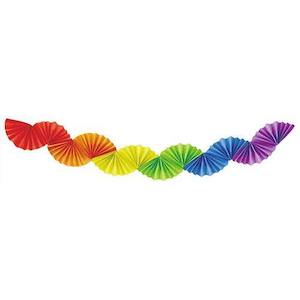 Fan Garland Rainbow 1.2m