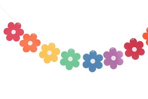 Party Flower Garland - 4m
