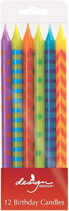 Pastel Candles - 12pk
