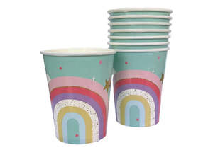 Pastel: Pastel Rainbow Cups - 8pk