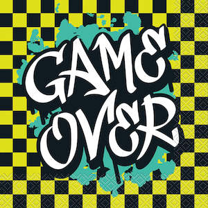 Game Over: Game Over Party Napkins 16pk