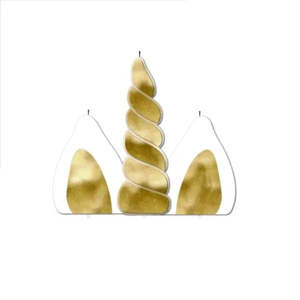 Cake Toppers: Unicorn Candle Cake Topper