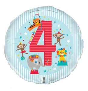 Milestone Age: 4th Birthday 45cm Foil Balloon