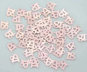 Rose Gold 18 Foil Scatters