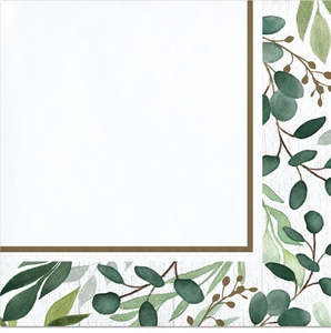 Leaves Party Paper Beverage Napkins (16)