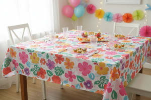 Table Covers: Tropical Hibiscus Table Cover - Rectangle