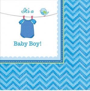 Napkins: It's a Boy Baby Shower Beverage Napkins (16pk)