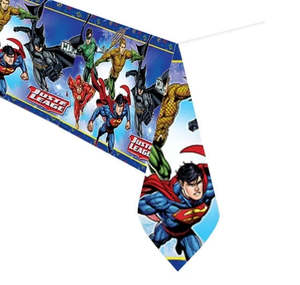 Justice League Party Plastic Tablecover