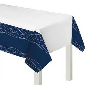 Navy Plastic Tablecover