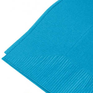 Turquoise Beverage Napkins 50pk