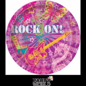 Products: Rock On 9 inch Paper Plates (8)