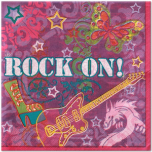 Products: Rock On Luncheon Napkins (16)