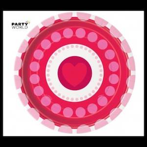 Products: Radiant Hearts Plates 7in (8)