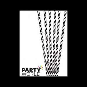 Black Paper Straws – packet of 24