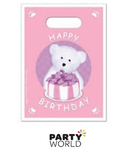 Products: Teddy Bear Loot Bags Pink (8)