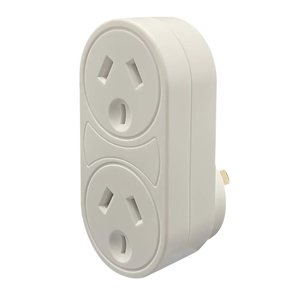 Accessories: Vertical Double Surge Protector Plug