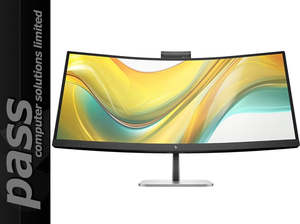 Monitors: HP Series 5 Pro 34 inch WQHD USB-C Conferencing Monitor with Webcam and Speakers