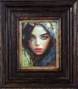 Captivate Luke Hollis, Fine Art Portrait Painting