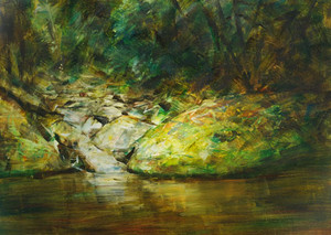 Secret Forest Luke Hollis, New Zealand Landscape Art