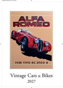 Calendars Diaries: Wall Calendar - Vintage Cars