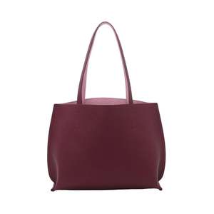 CM - Tote - Tina Tote Bag - Burgundy w Pink