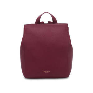 Bags: CM - Backpack - Mila - Burgundy w Pink