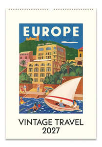 Wall Calendars: Wall Calendar - Vintage Travel