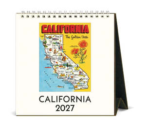Desk Calendars: Desk Calendar - California