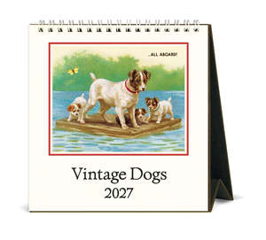Desk Calendar - Vintage Dogs