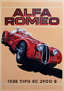 Instituto Fotocromo Italiano: Poster - Alfa Romeo