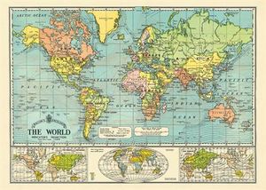 Poster - World Map 6