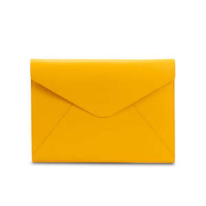 CM - A4 Fedor Document Holder - Yellow w Ocean Blue