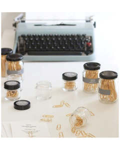 Scissors: Gold Paper Clips - Small (jar of 30)