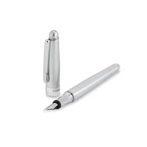 CM - Minny Big Fountain Pen - Silver