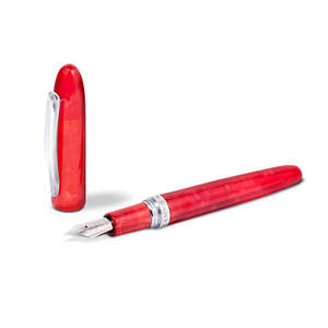 Fountain Pens: CM - Acropolis Fountain Pen - Cherry Red