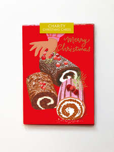 Christmas: Pack of 5 Cards - Yule Logs
