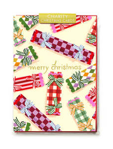 Christmas: Pack of 5 Cards - Crackers