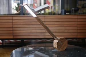 1 Gingko - Octagon One - Desk Light - Walnut